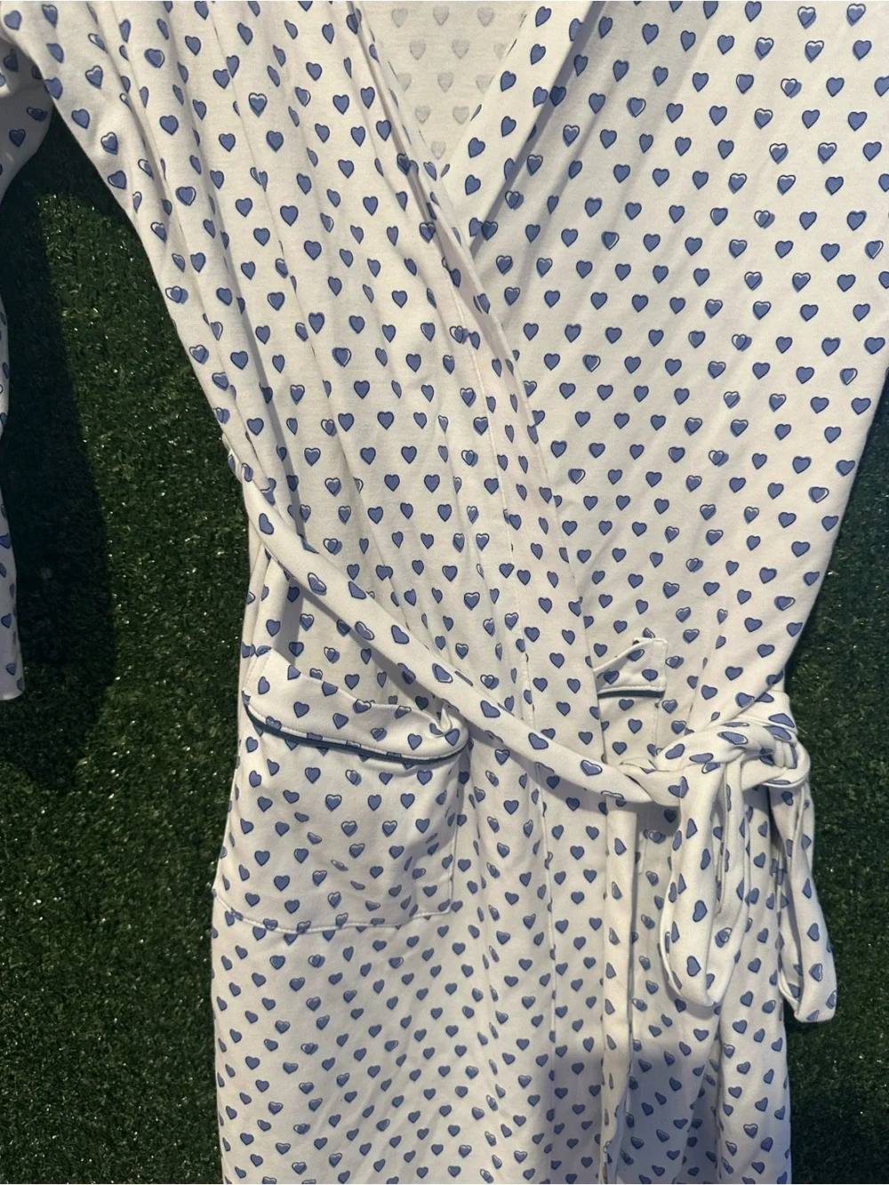 Roller Rabbit Axel Hearts Kimono Robe - Picture 7 of 12